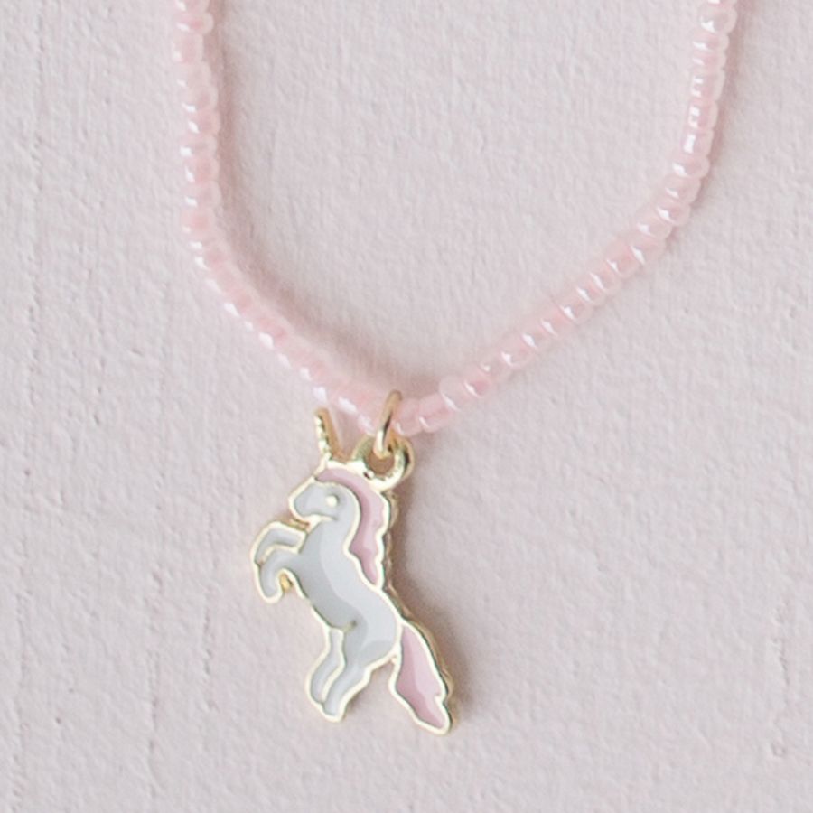 Collar de perlas de unicornio para el cumpleaños de tu hijo - Annikids