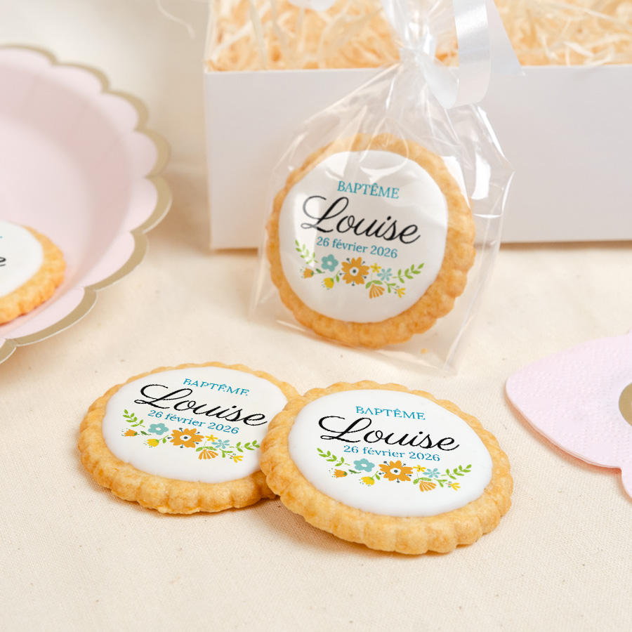 Caja galletas personalizada primavera