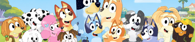 Tema de cumplea�os Bluey Hooray para tu ni�o
