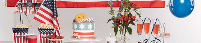 Tema de cumpleaos American Party para tu nio