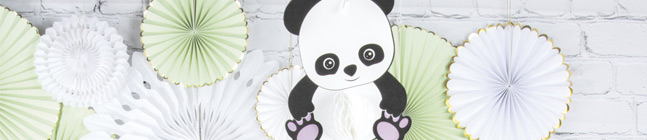 Tema de cumpleaos Baby Panda para tu nio