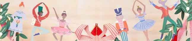 Tema de cumpleaos Ballet El Cascanueces para tu nio