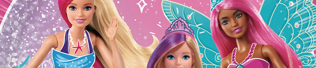 Tema de cumpleaos Barbie Fantasy para tu nio