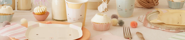 Tema de cumpleaos Gato pastel para tu nio