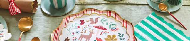 Tema de cumpleaos Bosque Navideo para tu nio