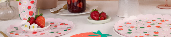Tema de cumpleaos Fresa para tu nio