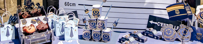 Tema de cumpleaos Polica para tu nio