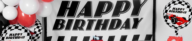 Tema de cumpleaños Speed Racing para tu niño