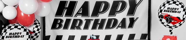 Tema de cumpleaos Speed Racing para tu nio