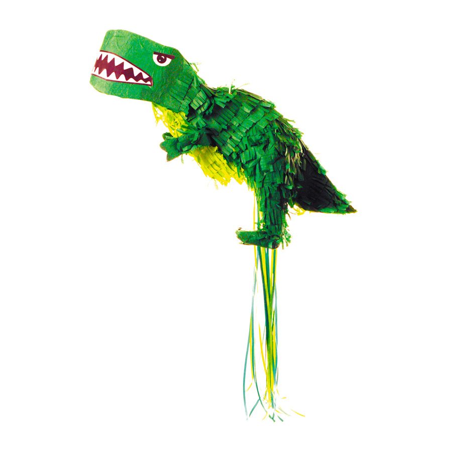 Pull Piñata dinosaurio T-Rex (56 cm) para el cumpleaños de tu hijo -  Annikids