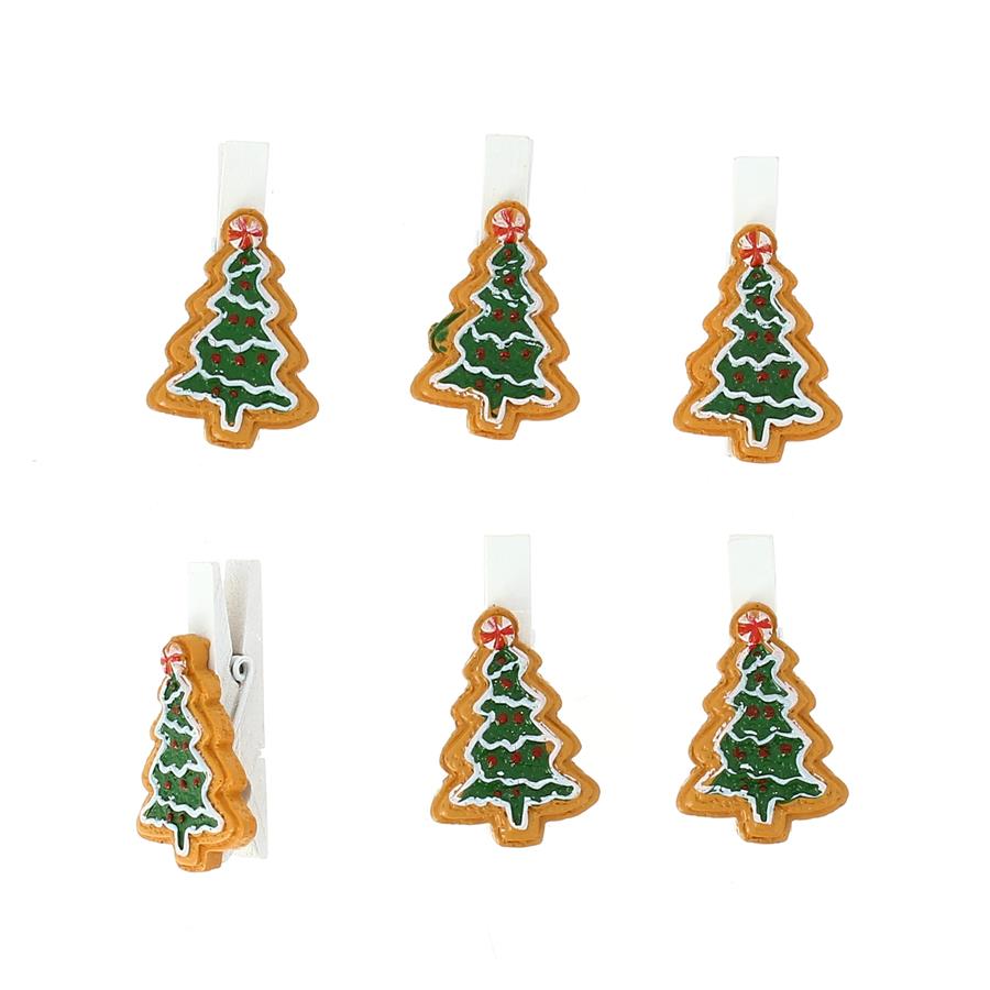 Adornos navideños de madera Adornos de Papá Noel de madera Adornos para árboles de Navidad para