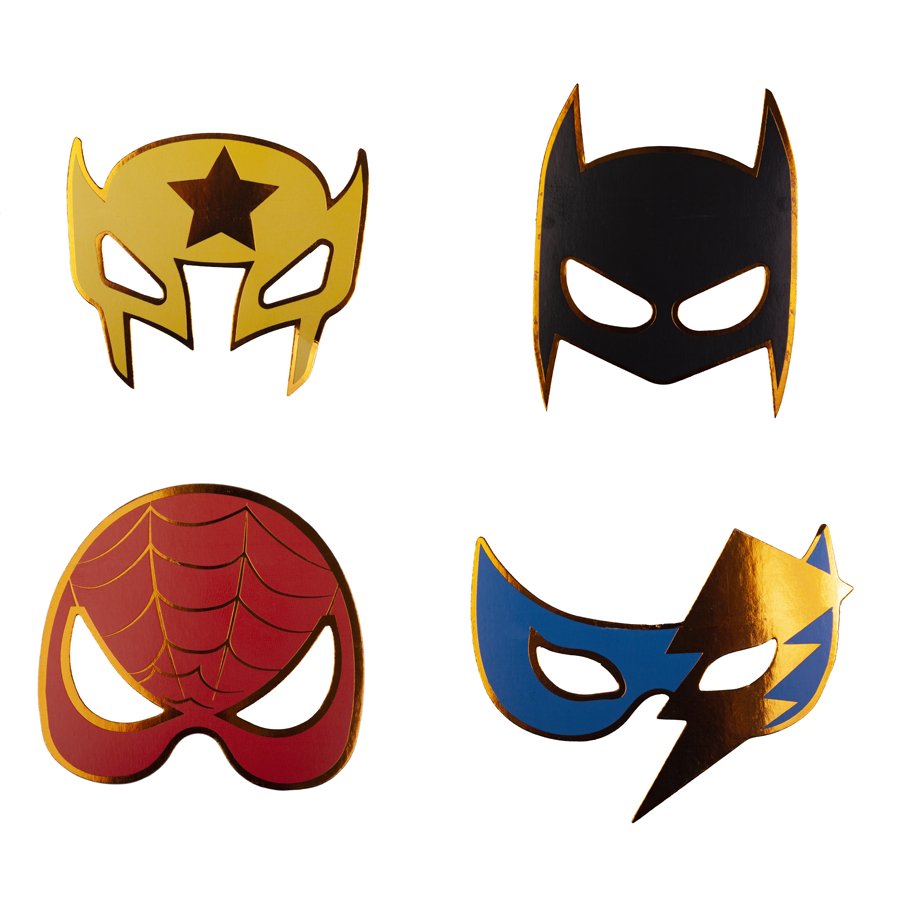 8 Máscaras de superhéroes para el cumpleaños de tu hijo - Annikids