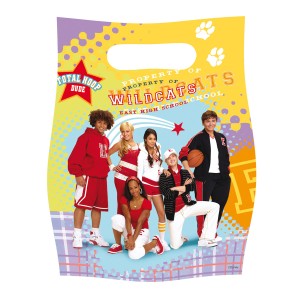 6 bolsas de regalo de High School Musical