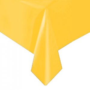 Mantel Liso Amarillo - Plstico