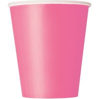 8 vasos rosa