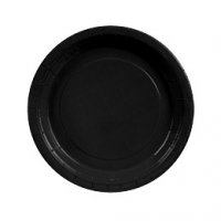 8 platos negros