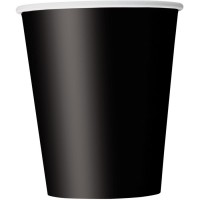 8 vasos negros