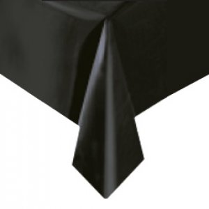 Mantel Liso Negro - Plstico