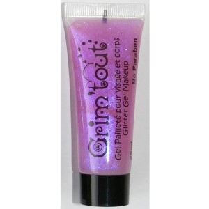 Gel de purpurina rosa