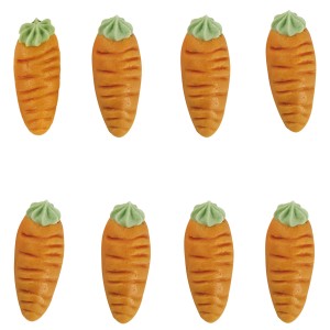 8 zanahorias de mazapn