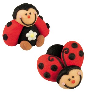 2 Lady Bugs 3D, 2 Lady Bugs planas de azcar