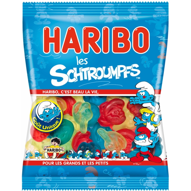 Pitufos Haribo - Mini Paquete 40g 