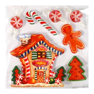 2 Lminas de Stickers Navidad 3D