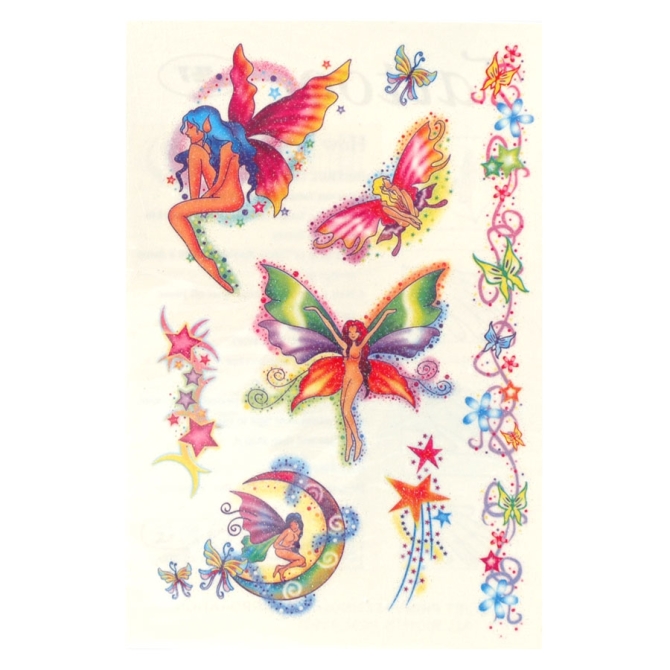 1 lmina de tatuajes temporales 