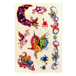 1 lmina de tatuajes temporales. n1