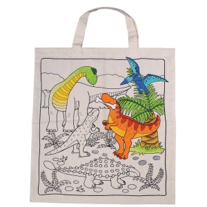 Bolsa grande personalizable con Dinosaurio preimpreso