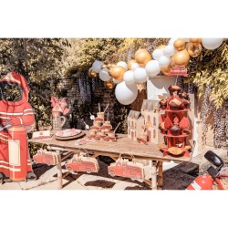 8 platos de bombero Kraft. n2