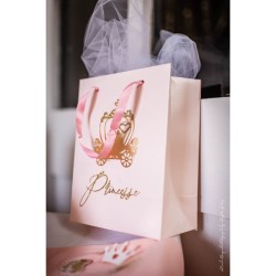 4 bolsas de regalo Princesa rosa.. n1