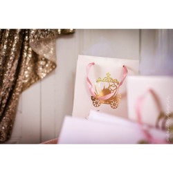 4 bolsas de regalo Princesa rosa.. n°2