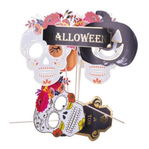 Kit de fotomatn de Halloween de Calavera