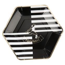 Grande Party Box Ftbol Oro y Blanco. n1