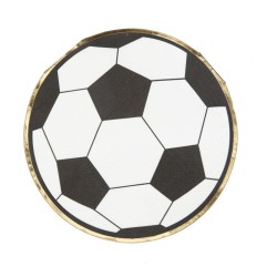 Grande Party Box Ftbol Oro y Blanco. n3
