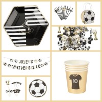 Maxi Party Box Ftbol Oro y Blanco