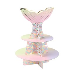 Maxi Party Box Sirena pastel y dorada. n6