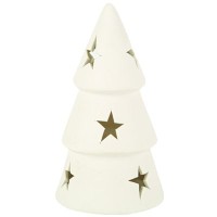 rbol de estrellas de leds - Blanco mate