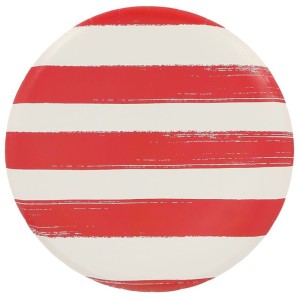 6 platos Mix&Match  Rojo y blanco