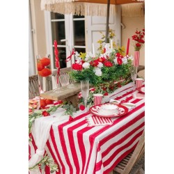 6 platos Mix&Match  Rojo y blanco. n4