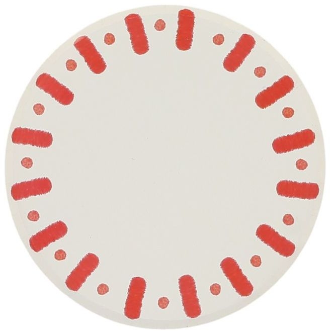 6 platos pequeos Mix&Match - Rojo y blanco 