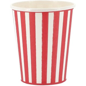 6 Vasos Mix&Match - Rojo y Blanco