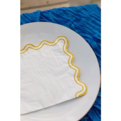 10 servilletas Mix&Match - Amarillas y blancas. n2