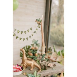 6 exhibiciones de dinosaurios verdes. n2