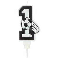 Vela de ftbol nmero 1 - 8,5 cm