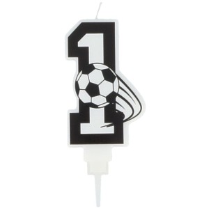 Vela de ftbol nmero 1 - 8,5 cm