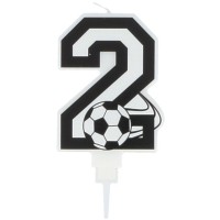 Vela de ftbol nmero 2 - 8,5 cm