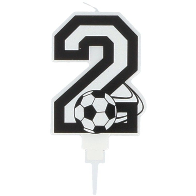 Vela de ftbol nmero 2 - 8, 5 cm 