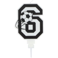Vela de ftbol nmero 6 - 8,5 cm